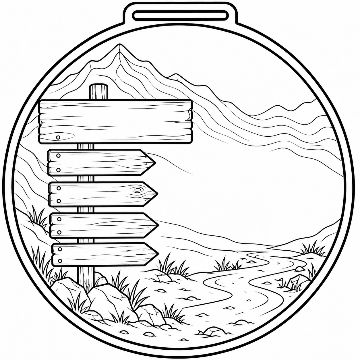 Modèle 22 : Topographie minimaliste, visuel original avant personnalisation