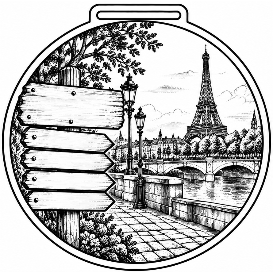 Modèle 06 : Paris, visuel original avant personnalisation